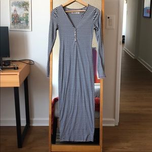 Maxi striped dress
